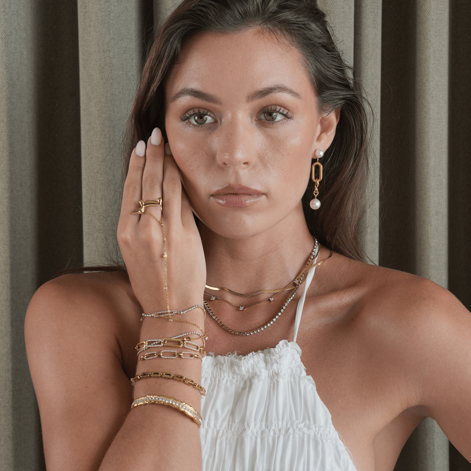 Boucles d'oreilles Olivia Schakel | Or 18K