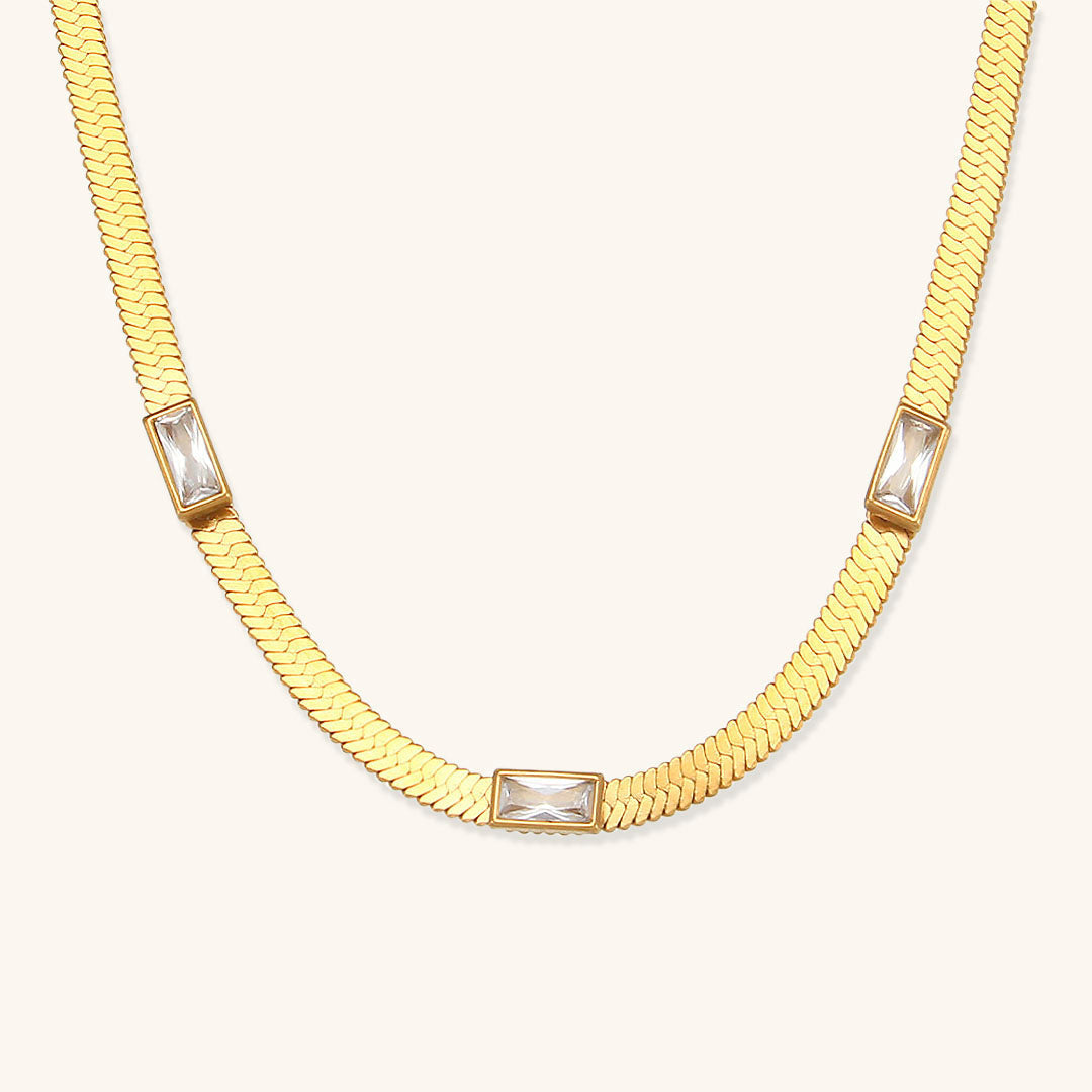 Collier en or tressé Eve