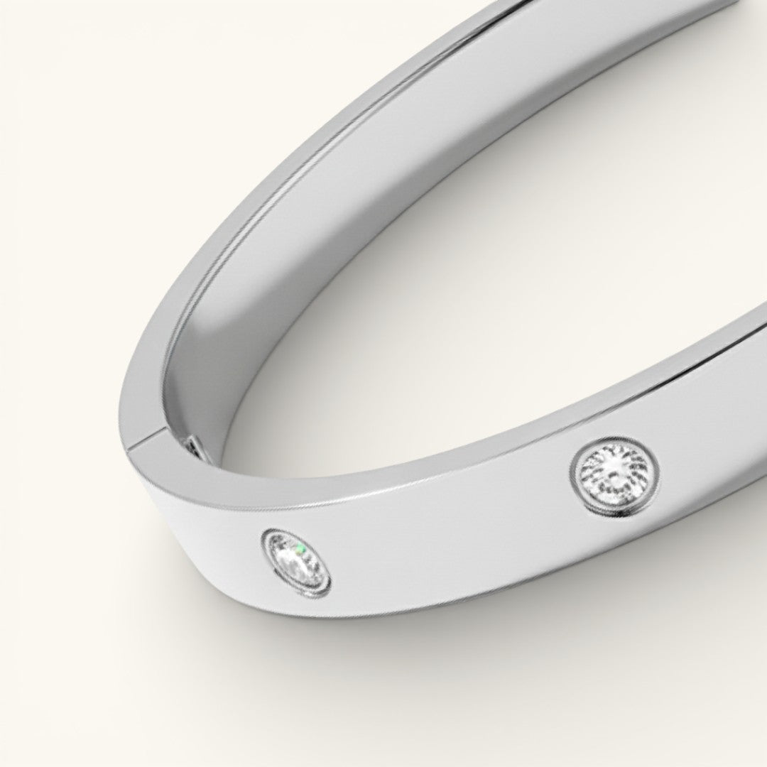 Bracelet éternel en lien avec diamant