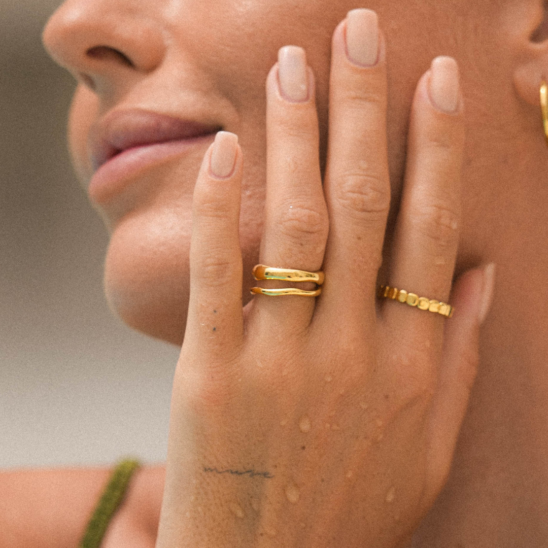 "Bague Empilable" Gemini