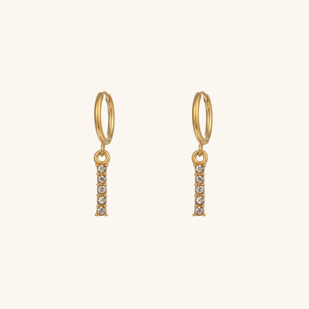 Boucles d'oreilles Initiales Wilhemina