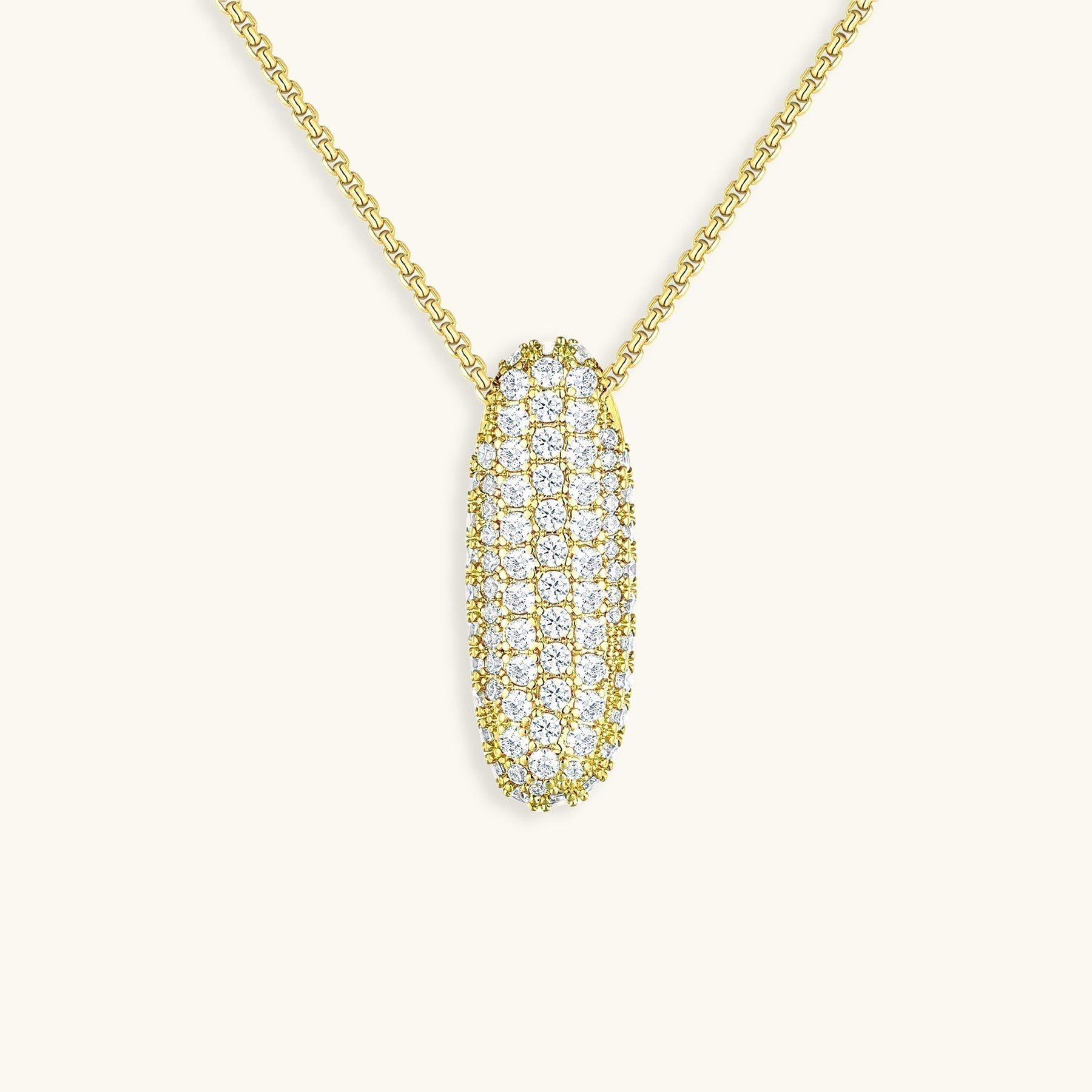 Collier Bubbly Initial-Diamant