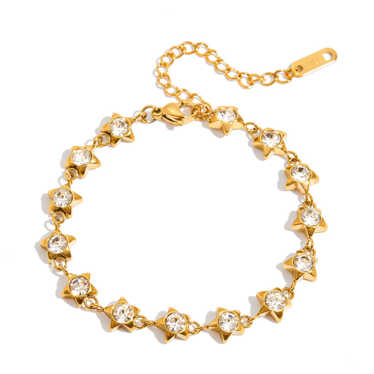Bracelet Étoile Célestine | Or 18K