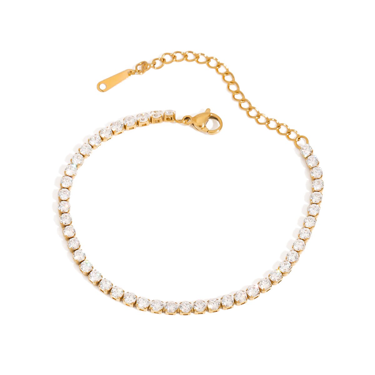 Bracelet Tennis Alaina | Or 18K
