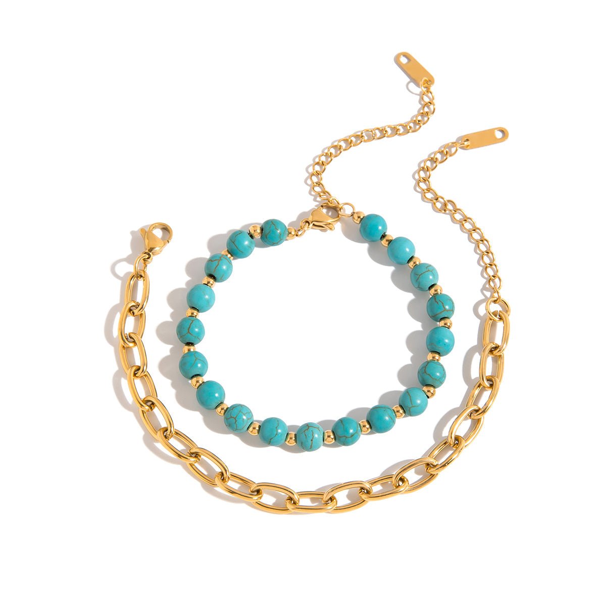 Ensemble de bracelets Marina Duo | Or 18K
