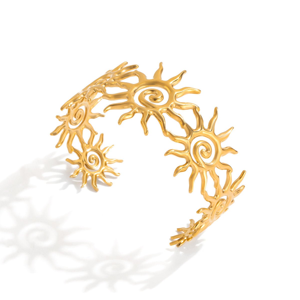 Bracelet Manchette Aurora Soleil | Or 18K