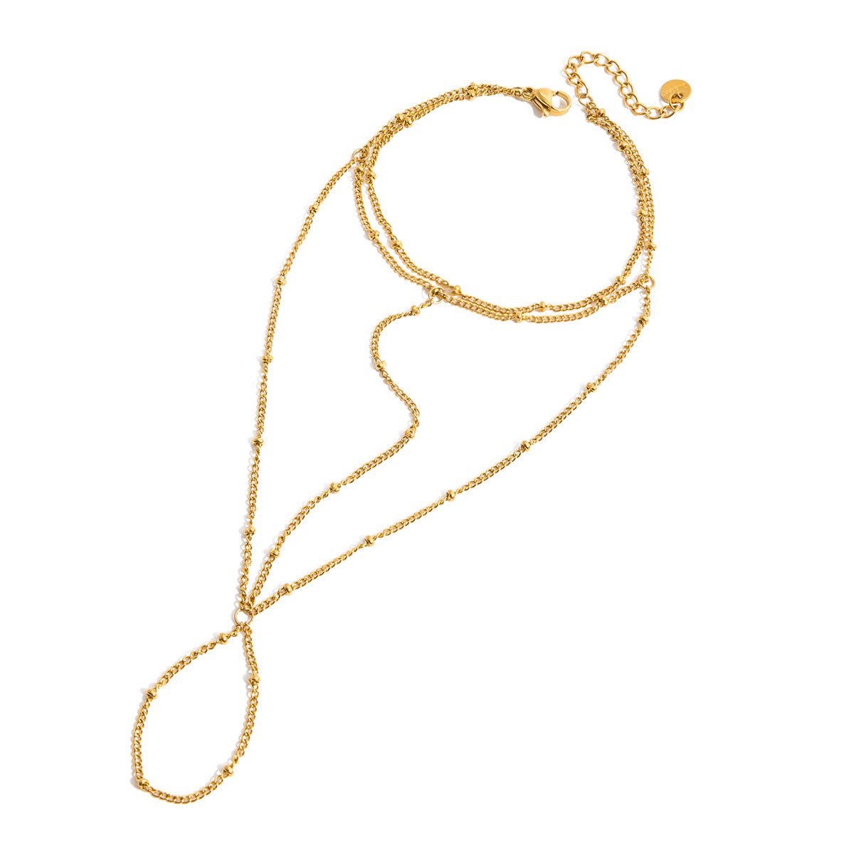 Bracelet Anneau Drapé Seren | Or 18K