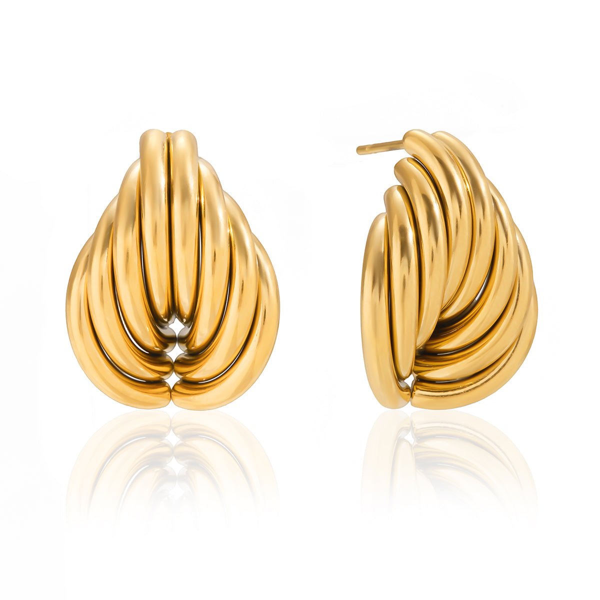 Boucles d'oreilles Bella Statement | Or 18K