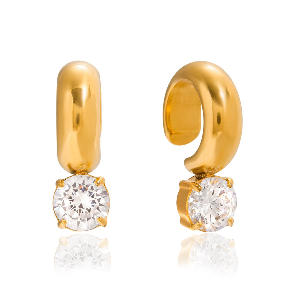Azelora Réchauffeurs d'oreilles en or 18K