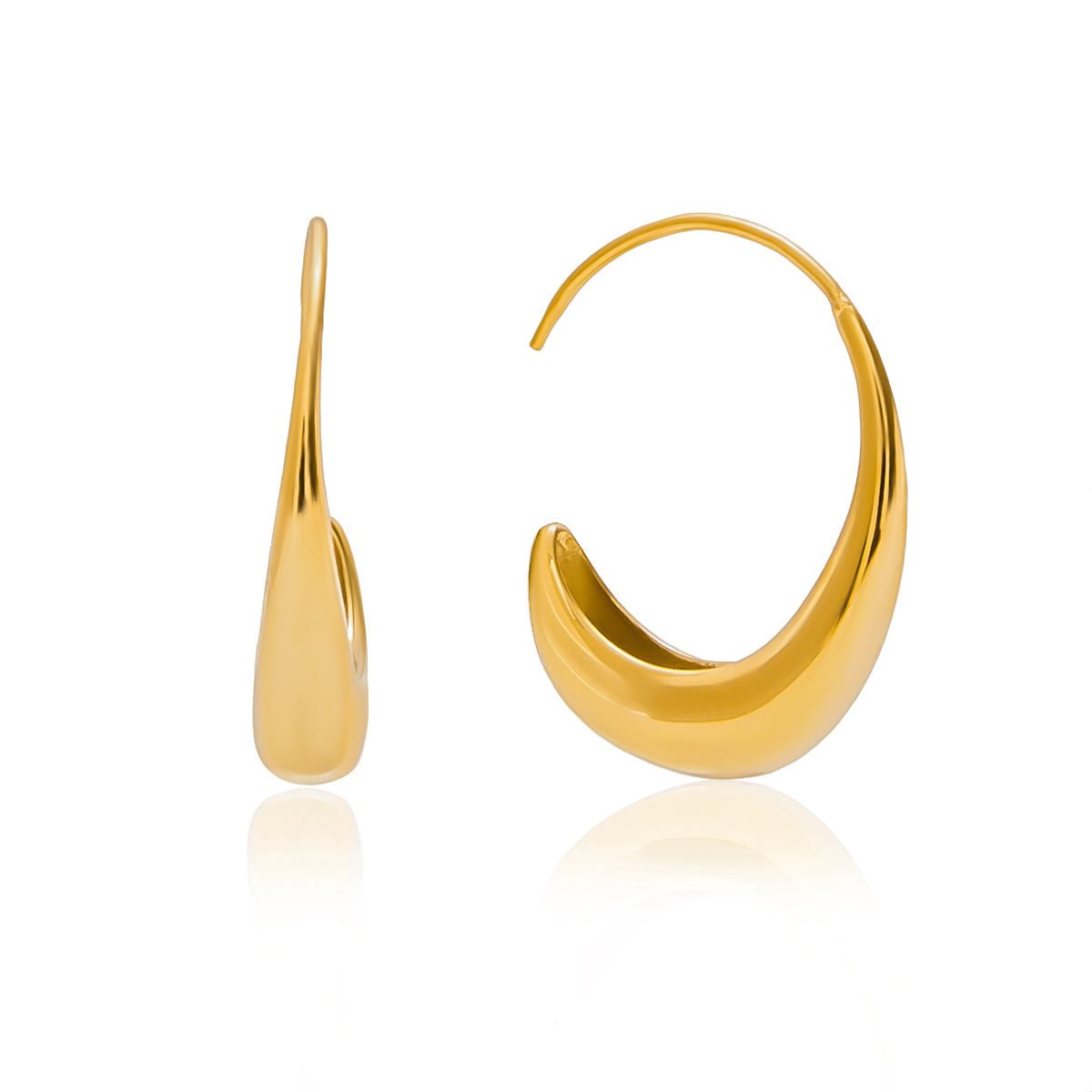 Simone Druppel Hoepel en Or 18K