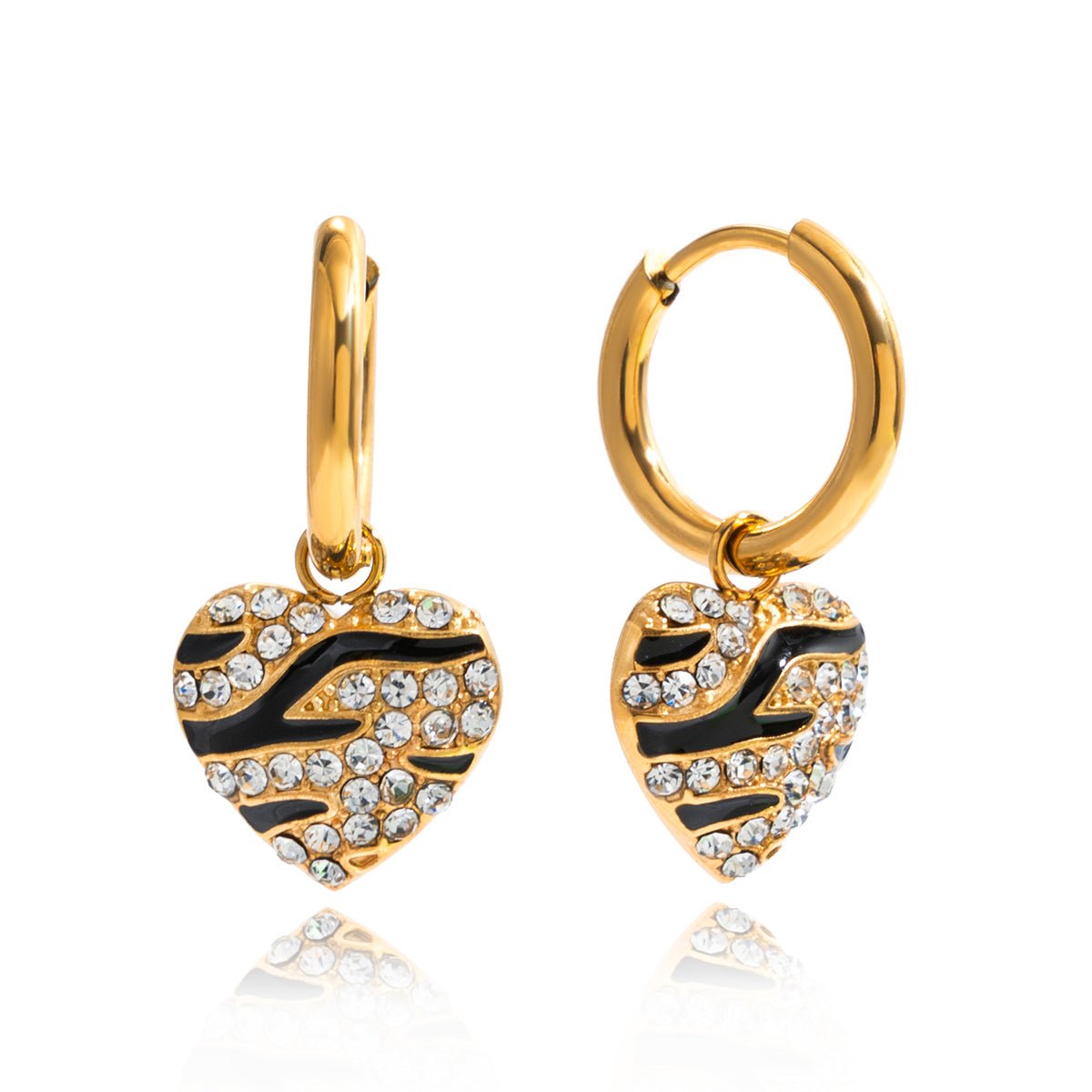 Boucles d'oreilles Clementine Hart | Or 18K PVD