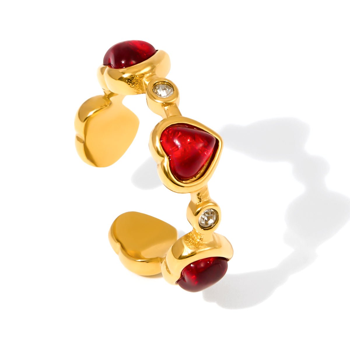 Esme Rubin Herzring 18K Or