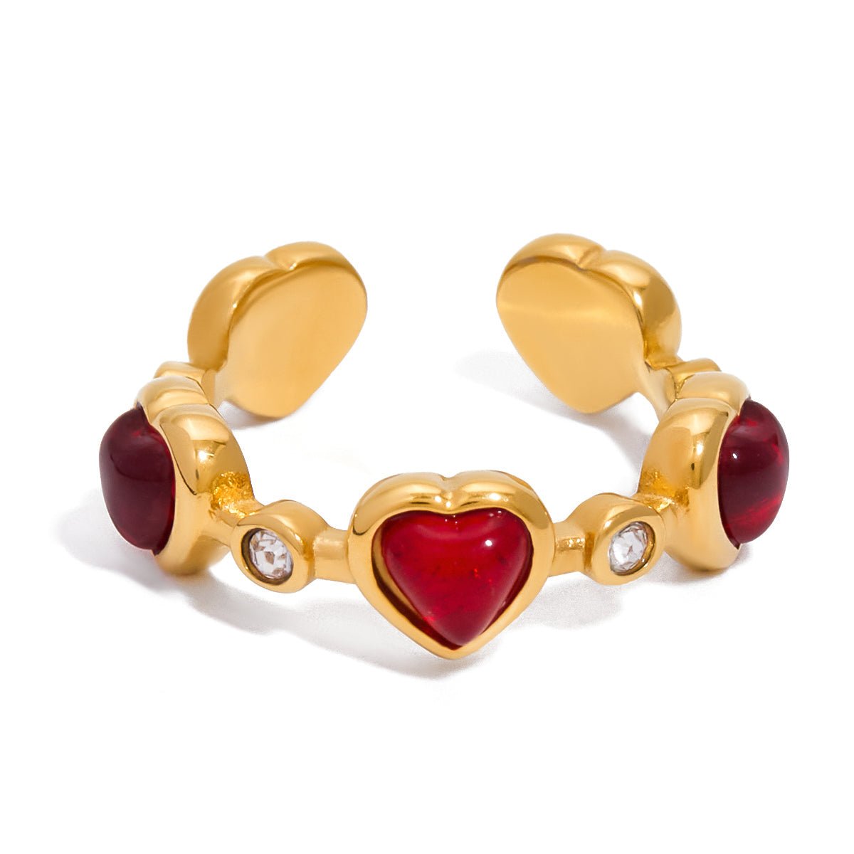 Esme Rubin Herzring 18K Or