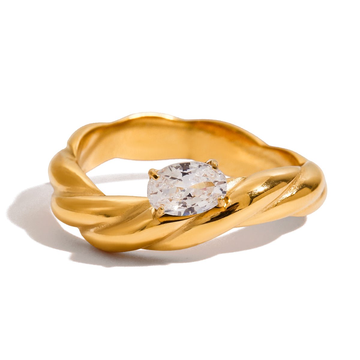 Bague Solitaire Ralene | Or 18K
