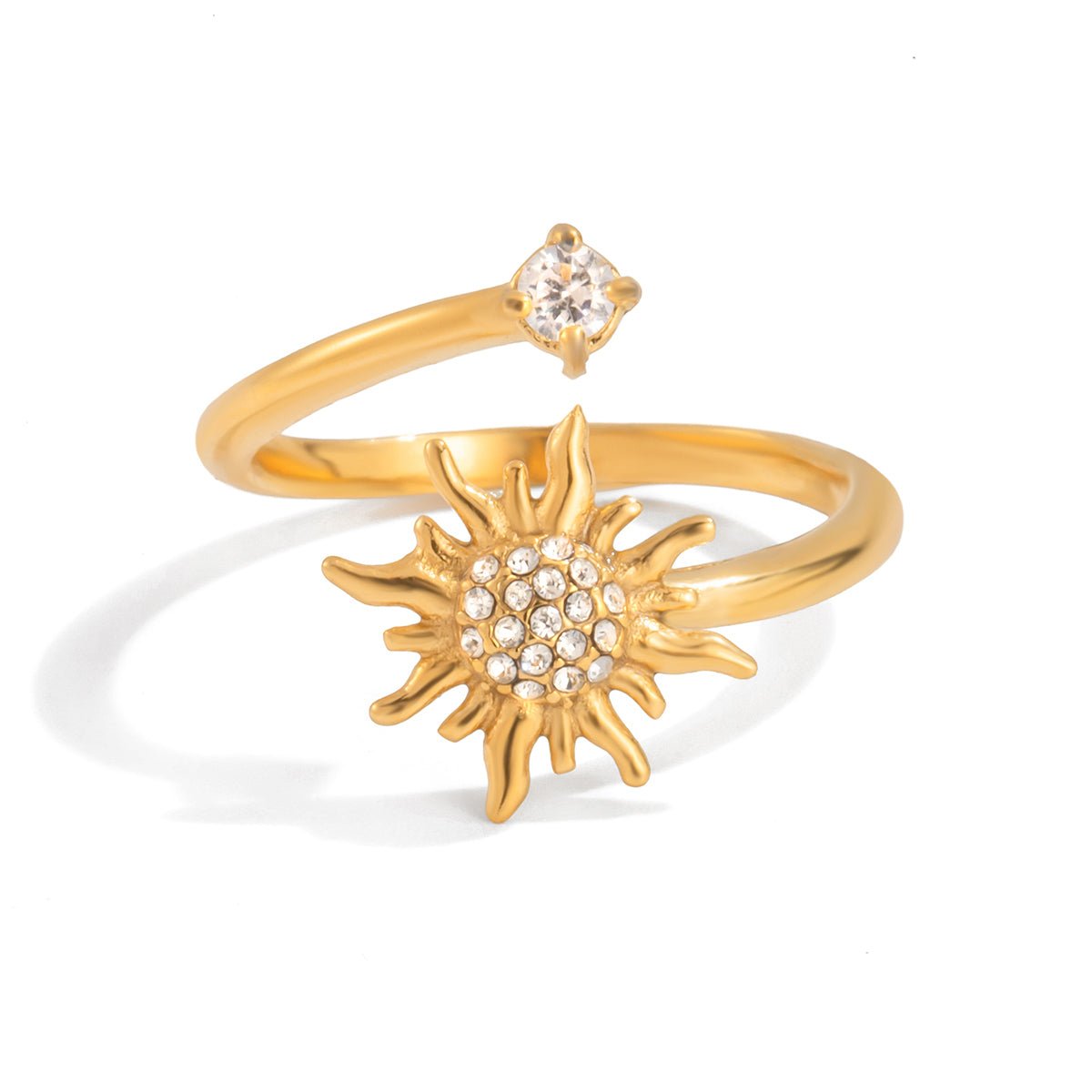 Bague Cassiane Bypass | Or 18K