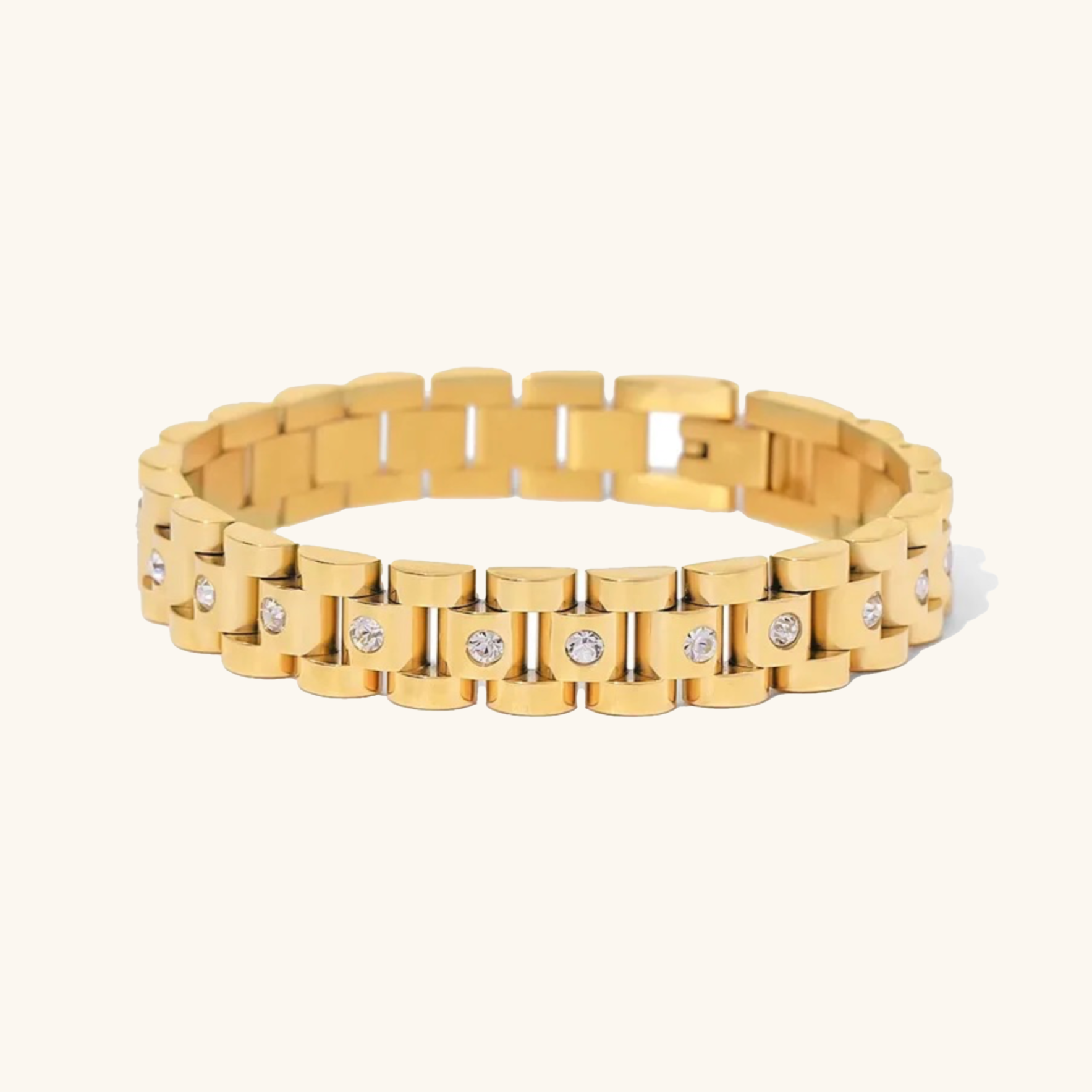Bracelet en or doré