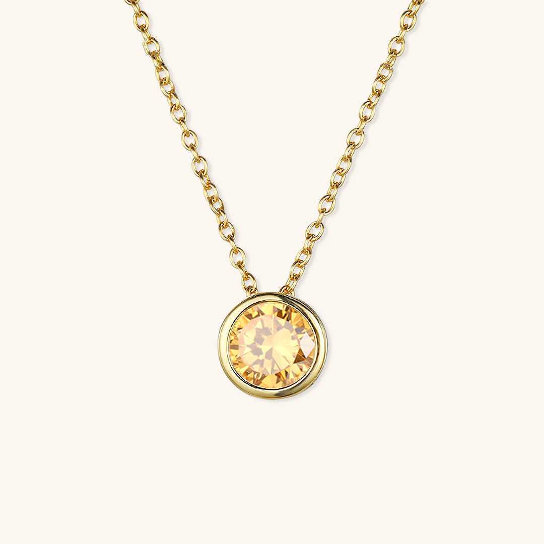 Collier de pierre de naissance Amelia