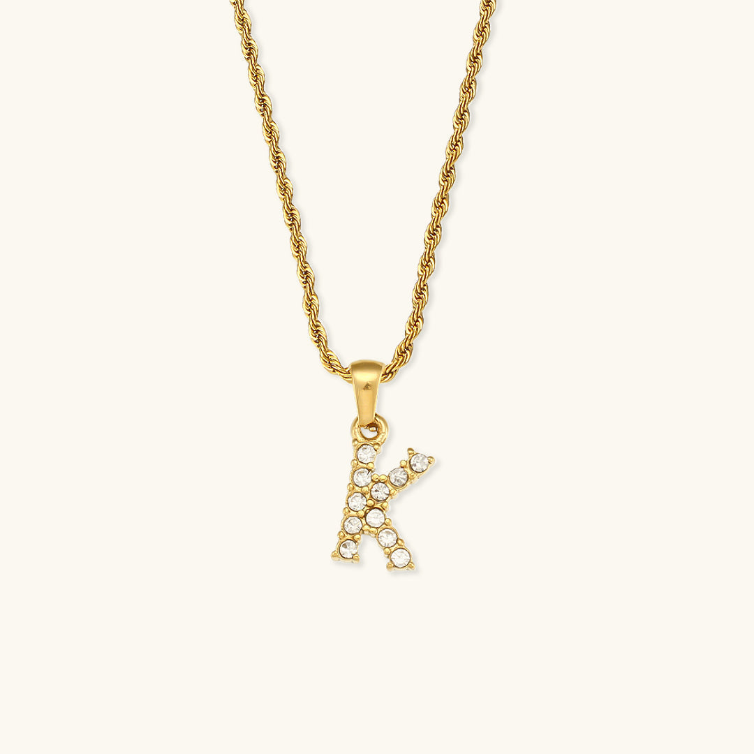 Collier en diamant avec initiales Maeve Buchstaben