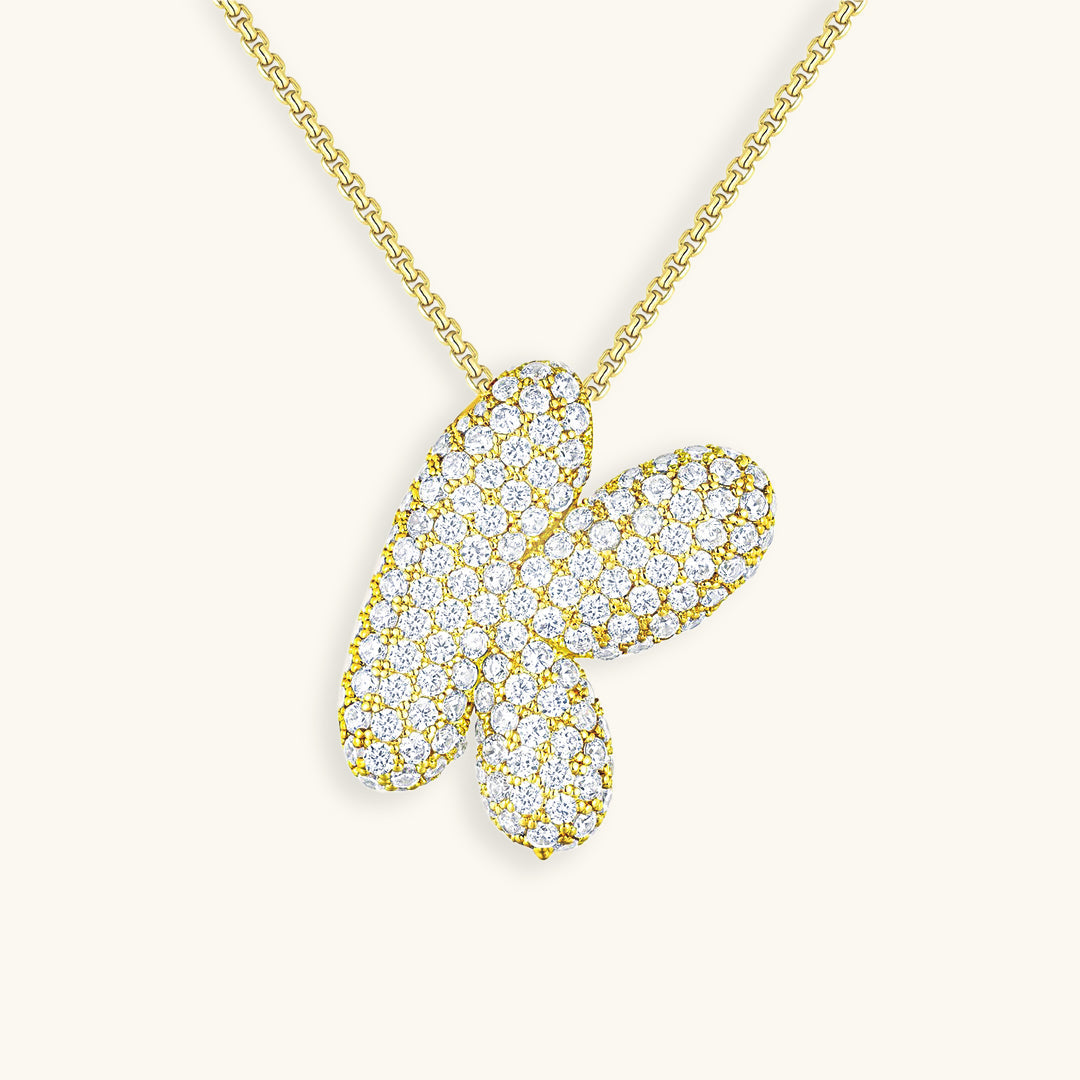 Collier Bubbly Initial-Diamant