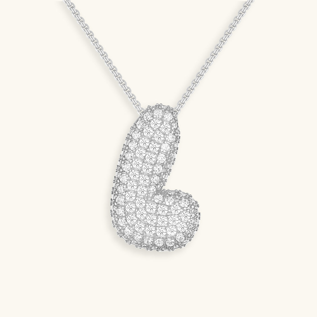 Collier Bubbly Initial-Diamant