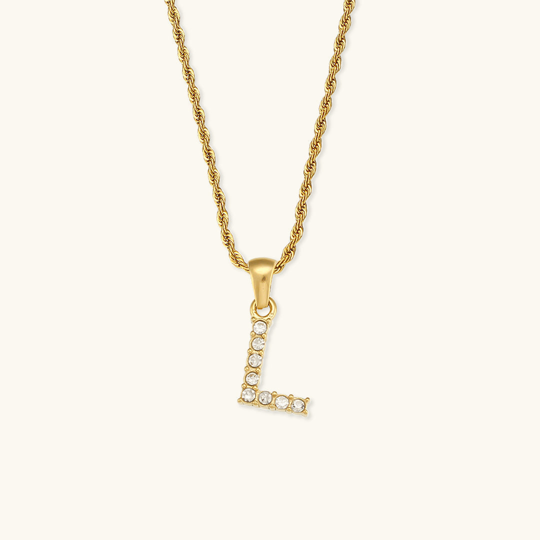 Collier en diamant avec initiales Maeve Buchstaben