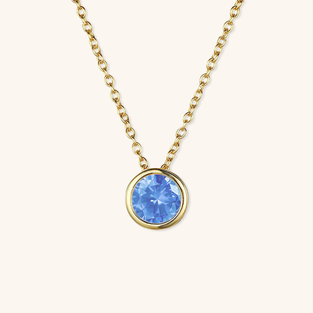 Collier de pierre de naissance Amelia