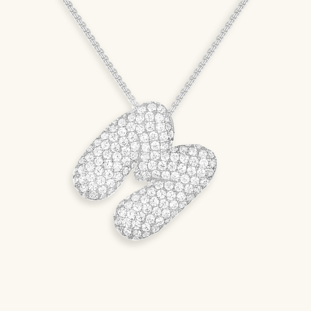 Collier Bubbly Initial-Diamant