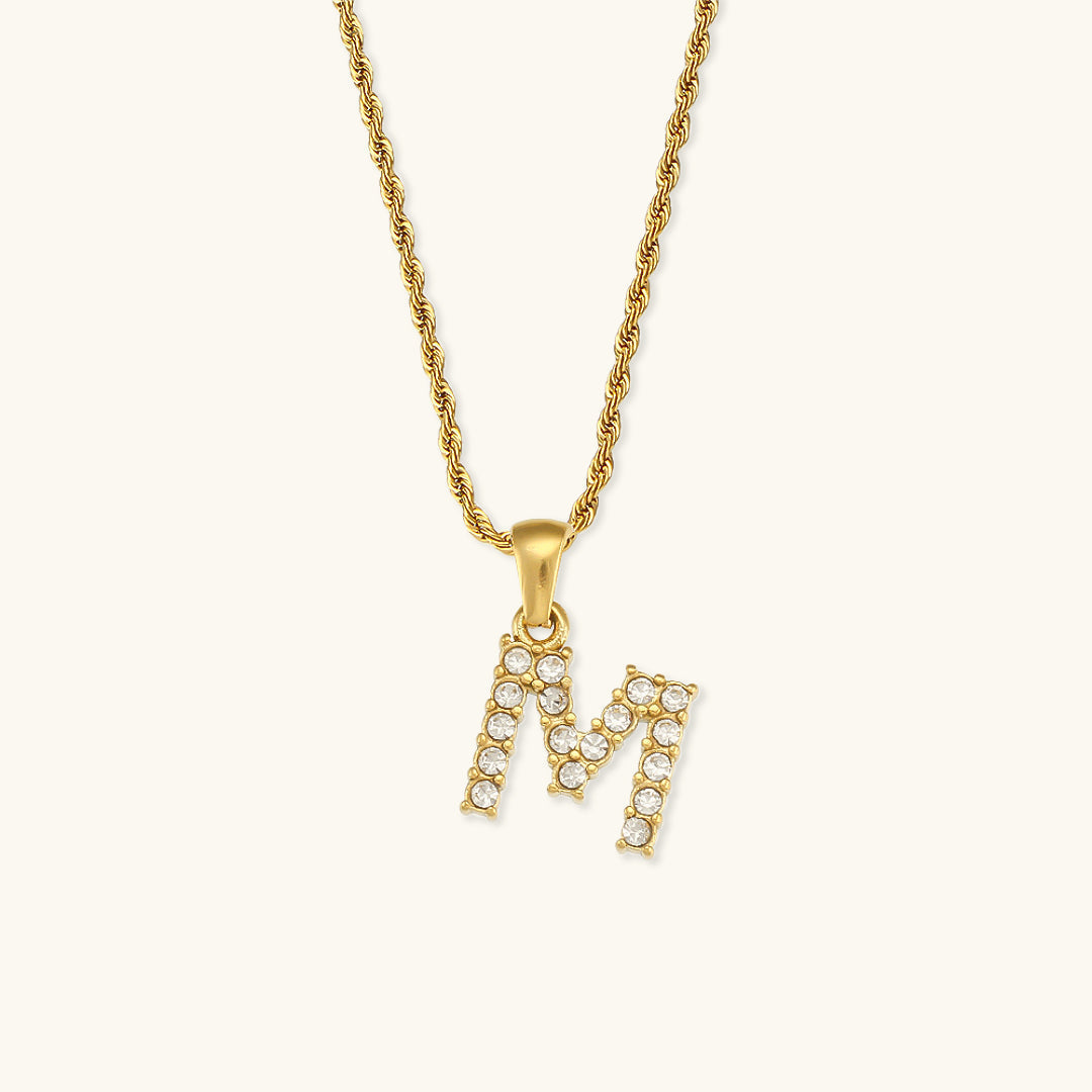 Collier en diamant avec initiales Maeve Buchstaben