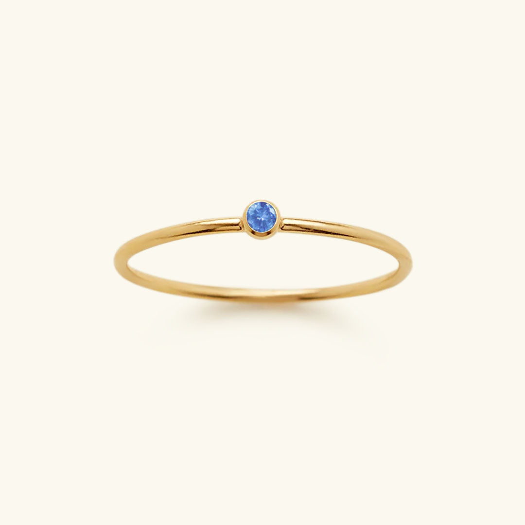 Bague Empilable en Pierre de Naissance Amelia