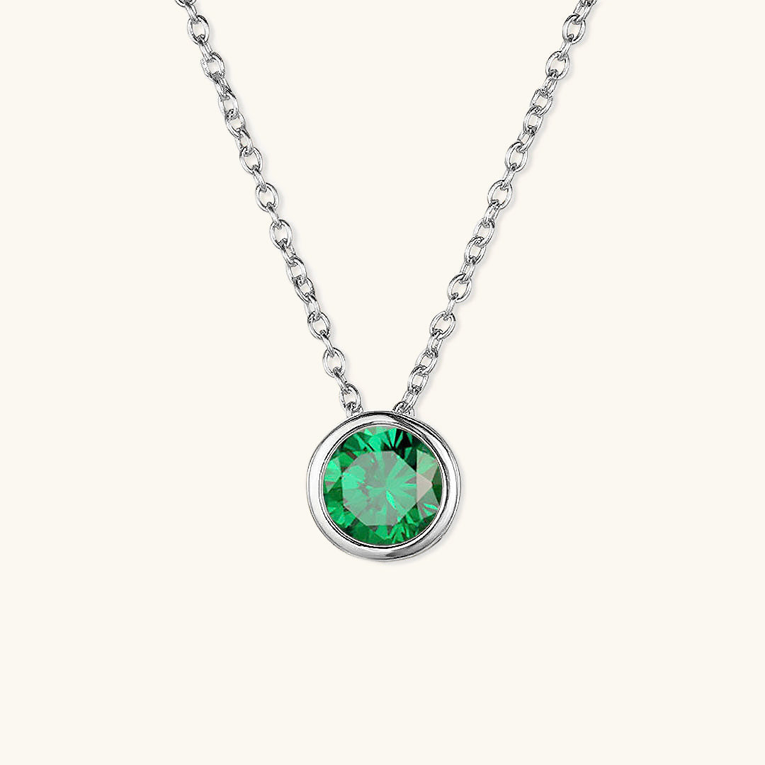 Collier de pierre de naissance Amelia