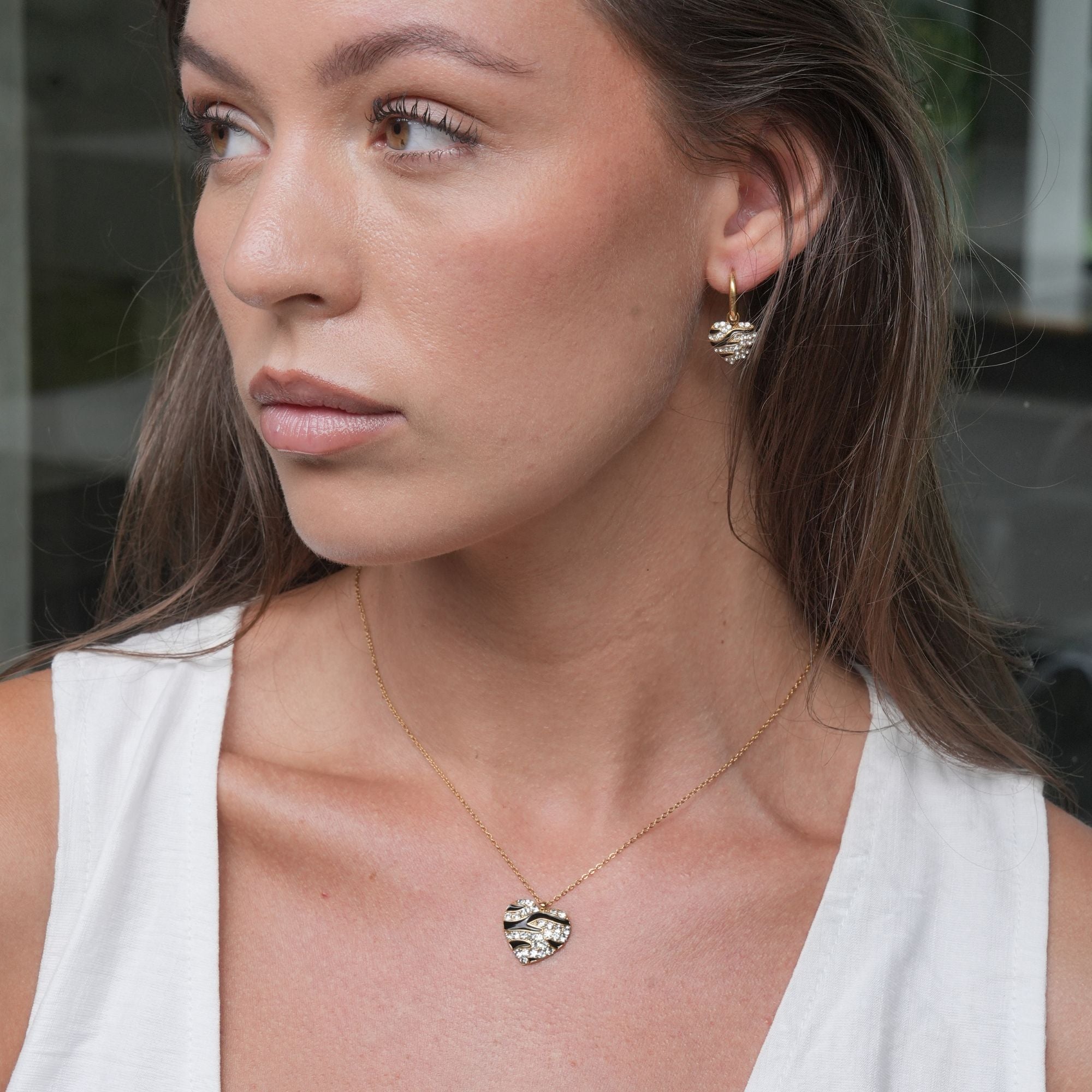 Boucles d'oreilles Clementine Hart | Or 18K PVD