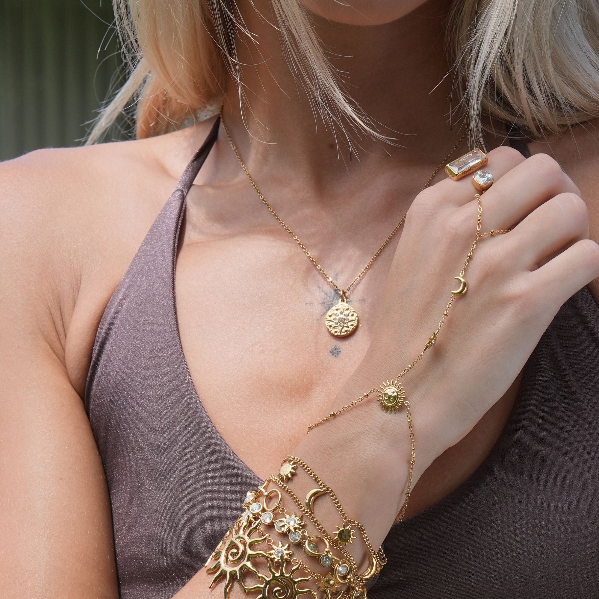 Bracelet Anneau Solara Luna | Or 18K