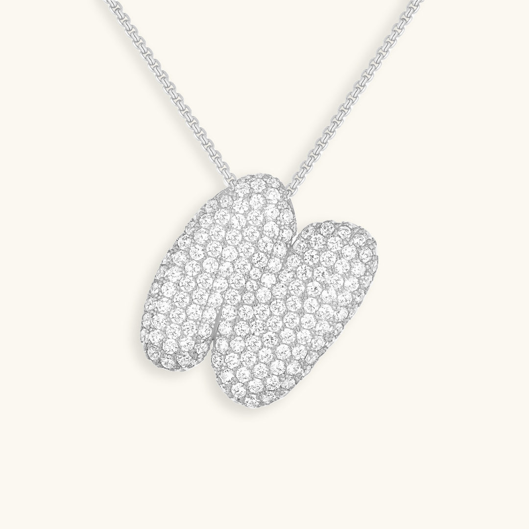 Collier Bubbly Initial-Diamant