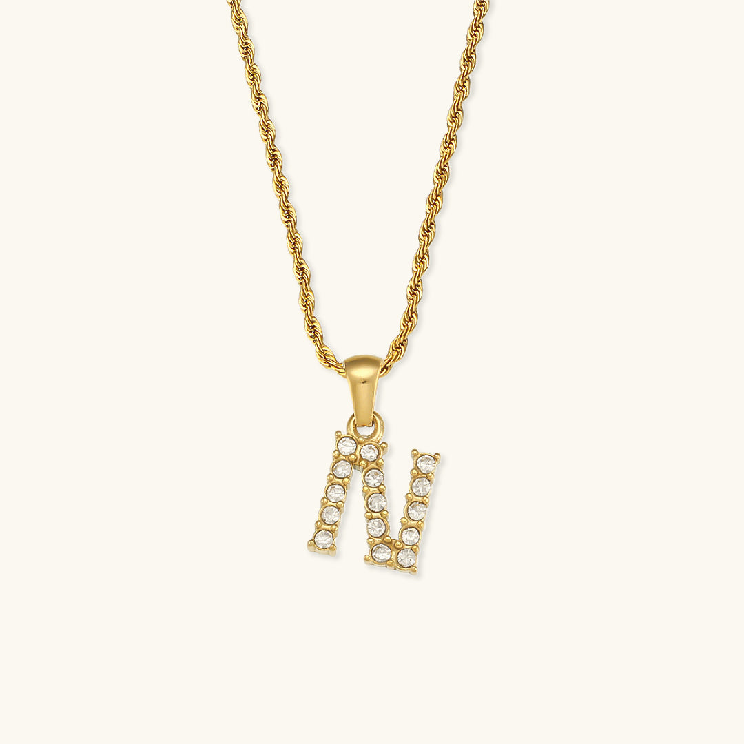 Collier en diamant avec initiales Maeve Buchstaben