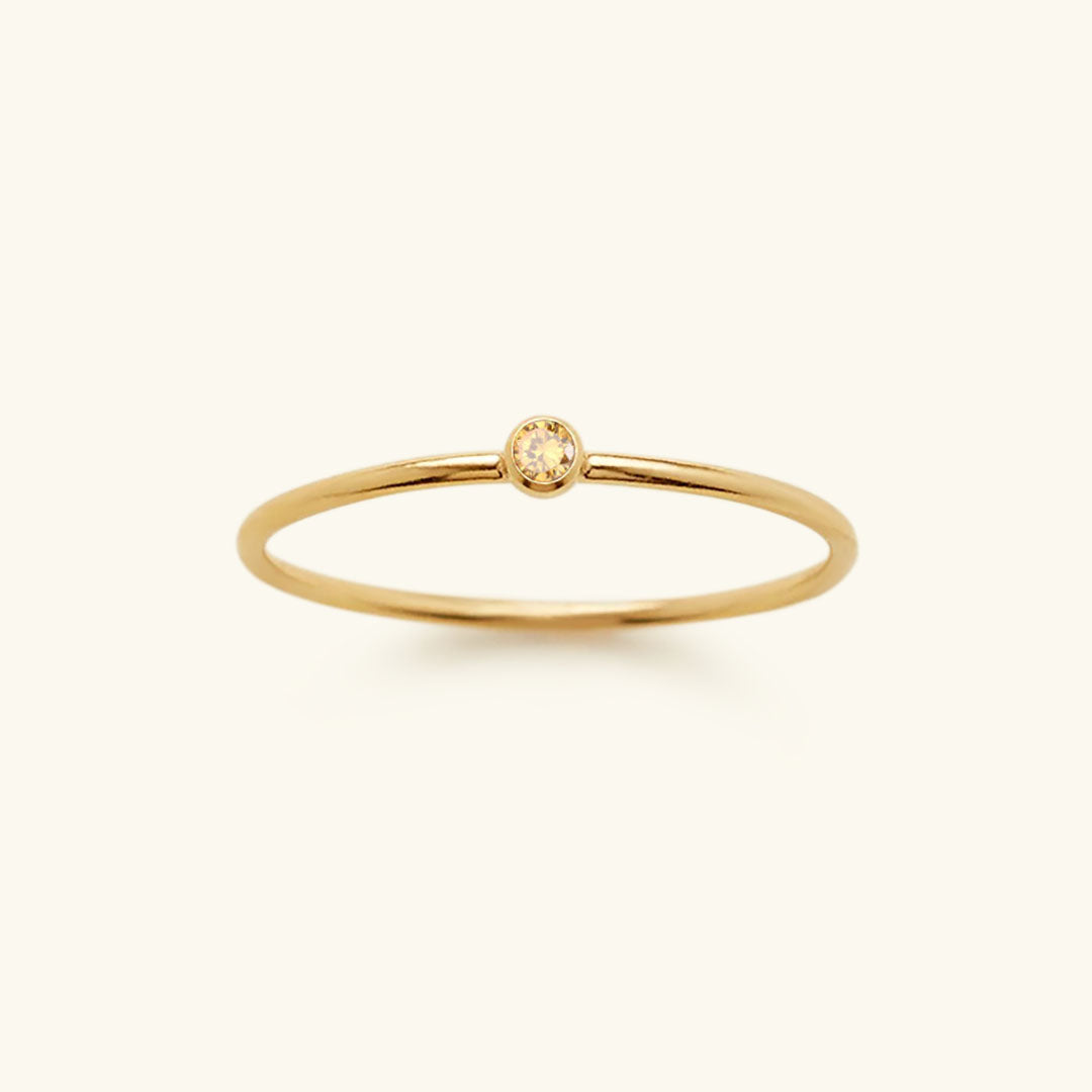 Bague Empilable en Pierre de Naissance Amelia