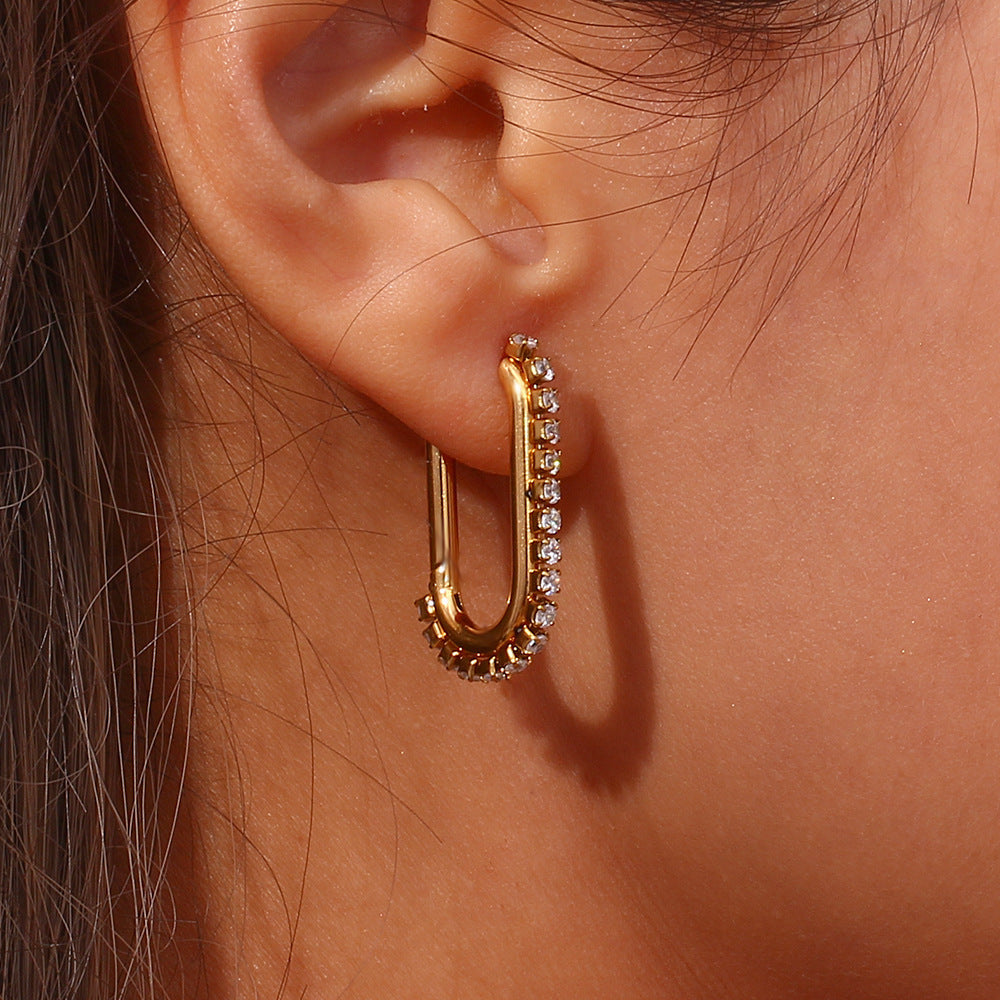 Boucles d'oreilles en diamant Georgia