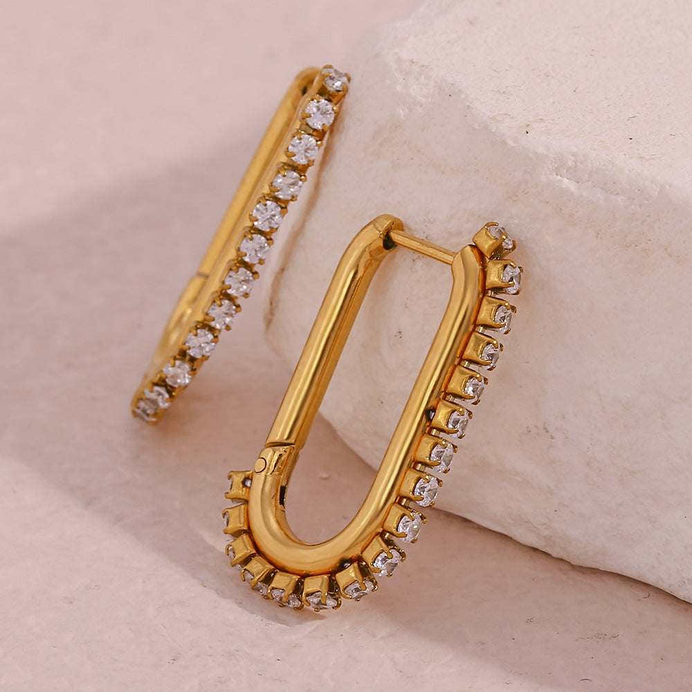 Boucles d'oreilles en diamant Georgia