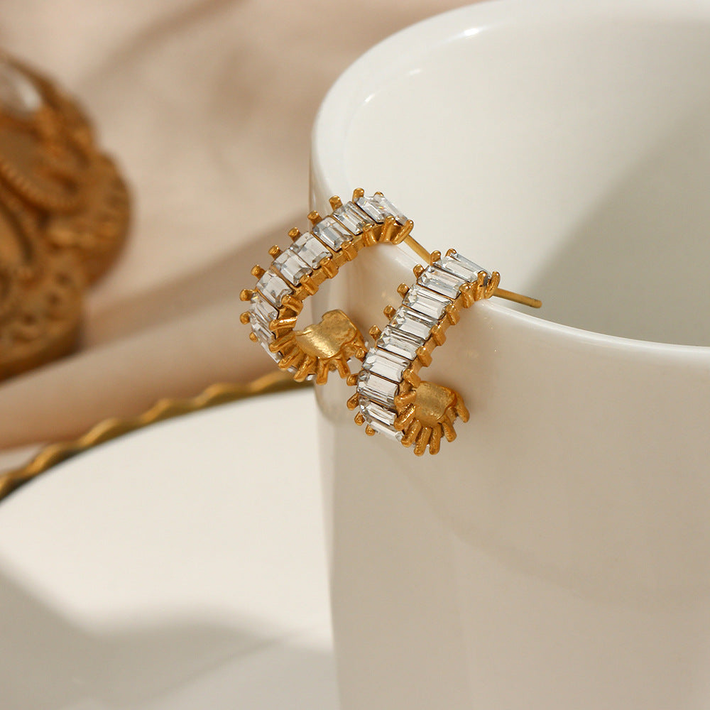 Boucles d'oreilles Agnes Diamant