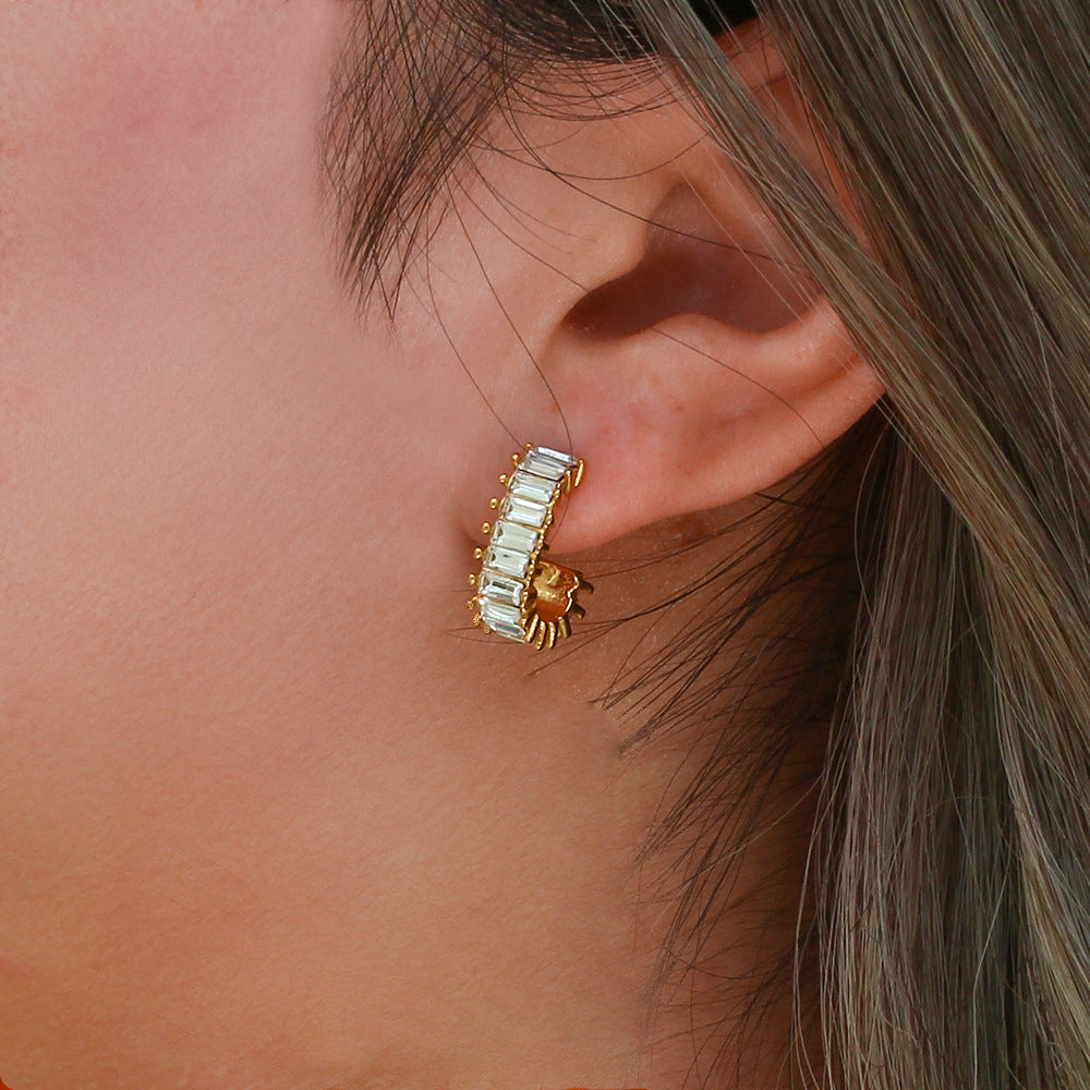 Boucles d'oreilles Agnes Diamant