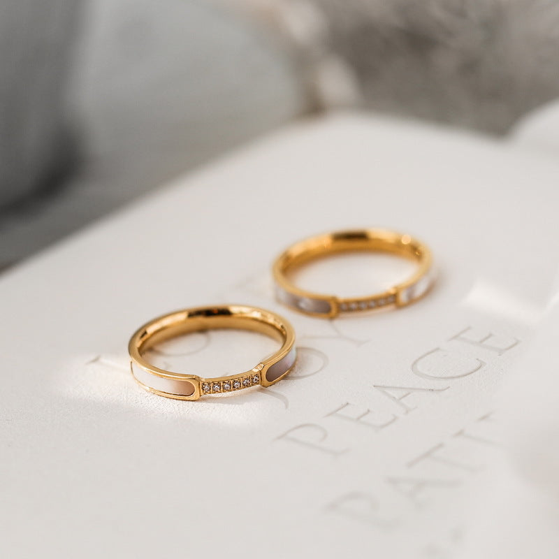 Bague en Or avec Diamant-Simulant Gabrielle