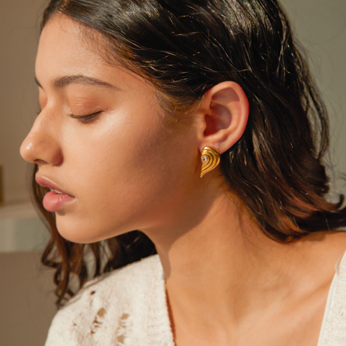 Boucles d'oreilles en or Thalia