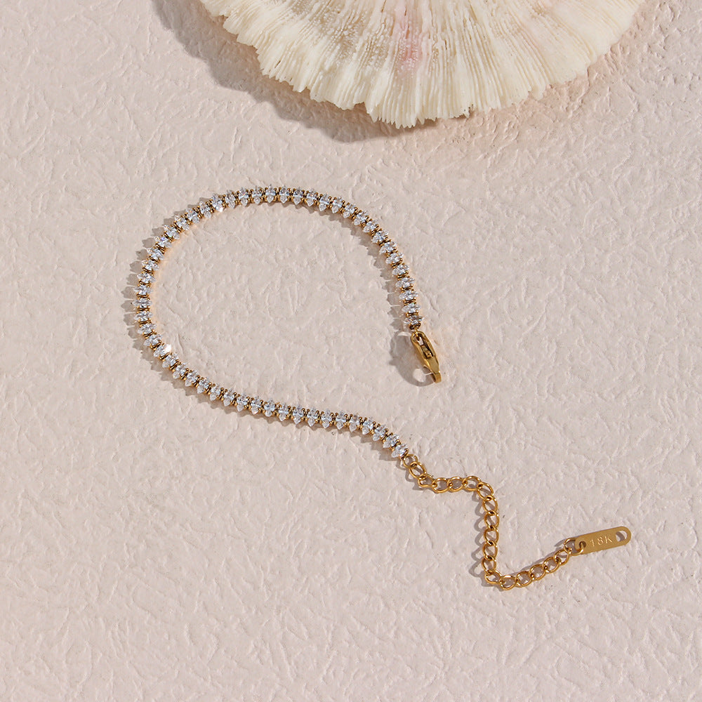 Bracelet de Tennis en Diamant Wisteria