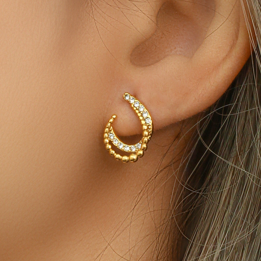 Boucles d'oreilles Nola Gold