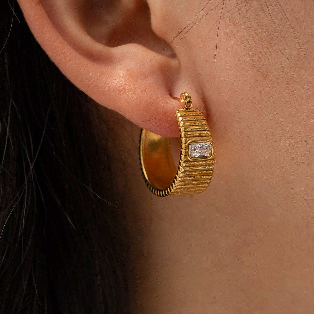 Boucles d'oreilles en or Carole
