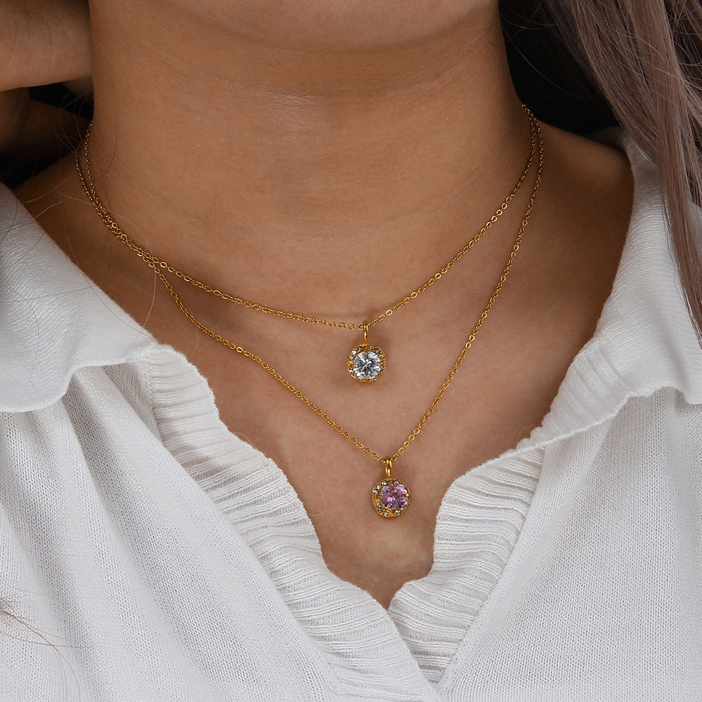 Collier Adora en pierres précieuses
