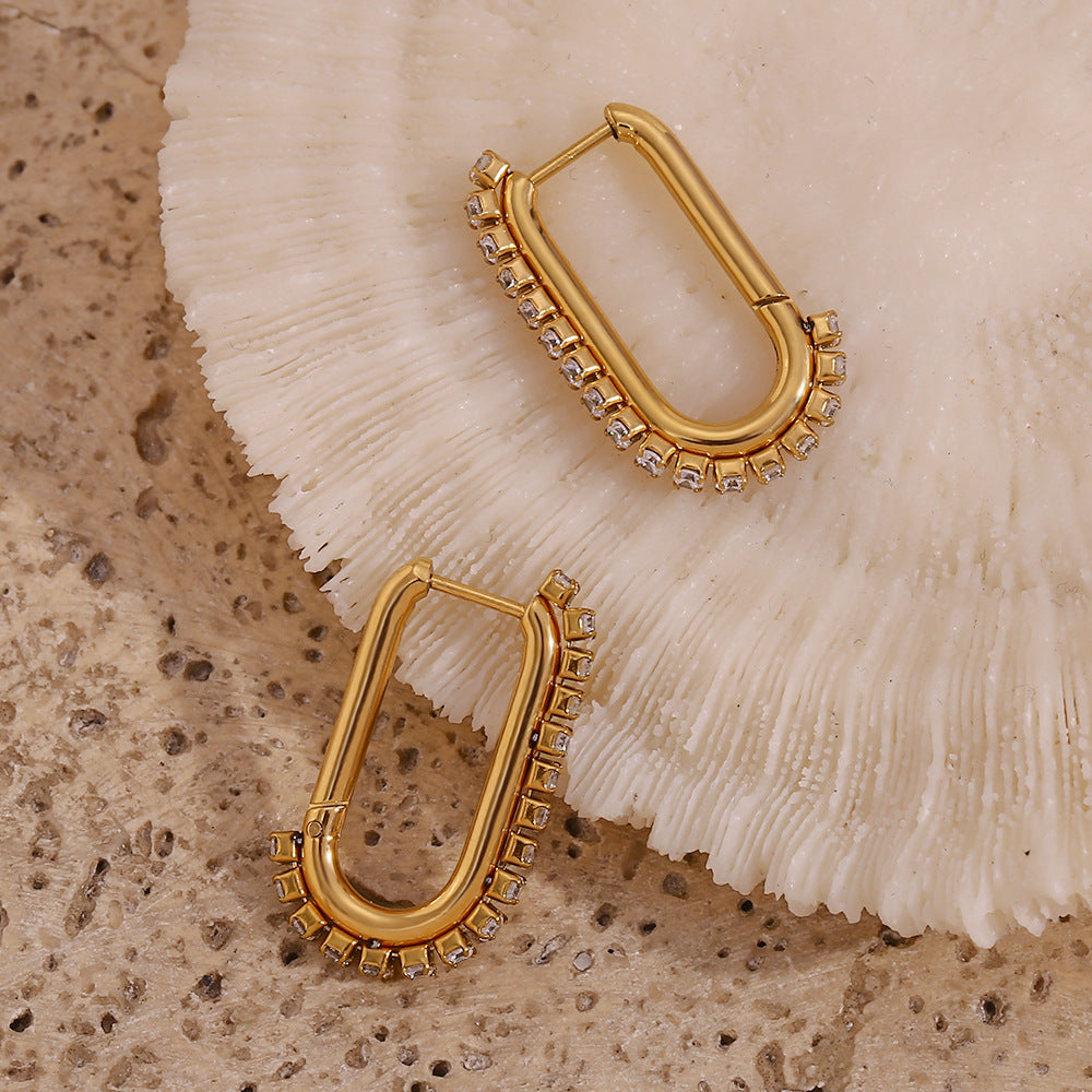 Boucles d'oreilles en diamant Georgia