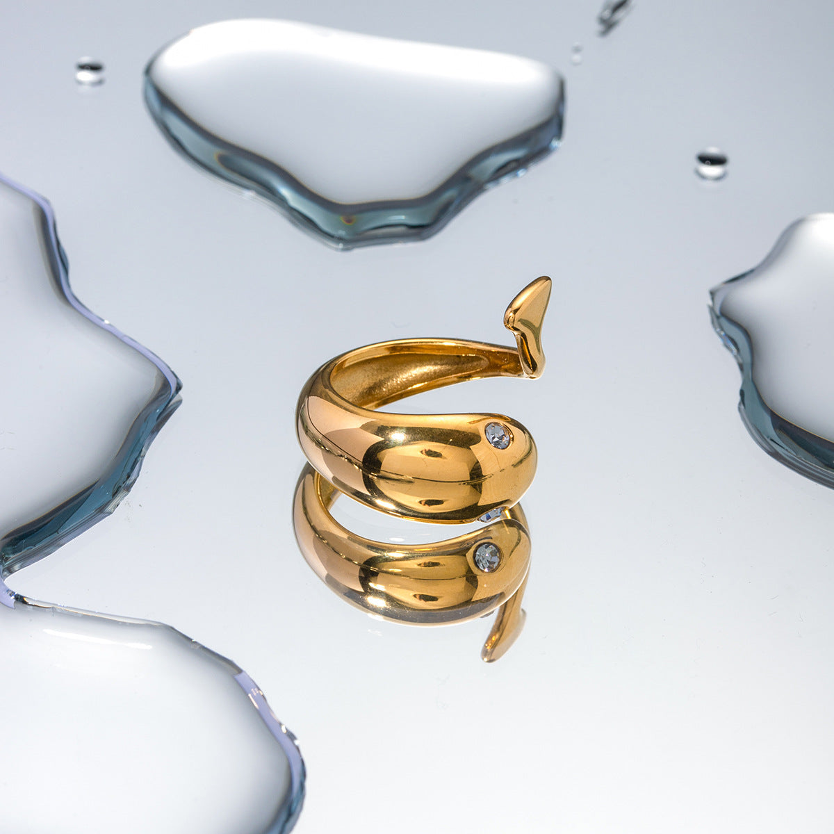 Bague Serpent Etta Or