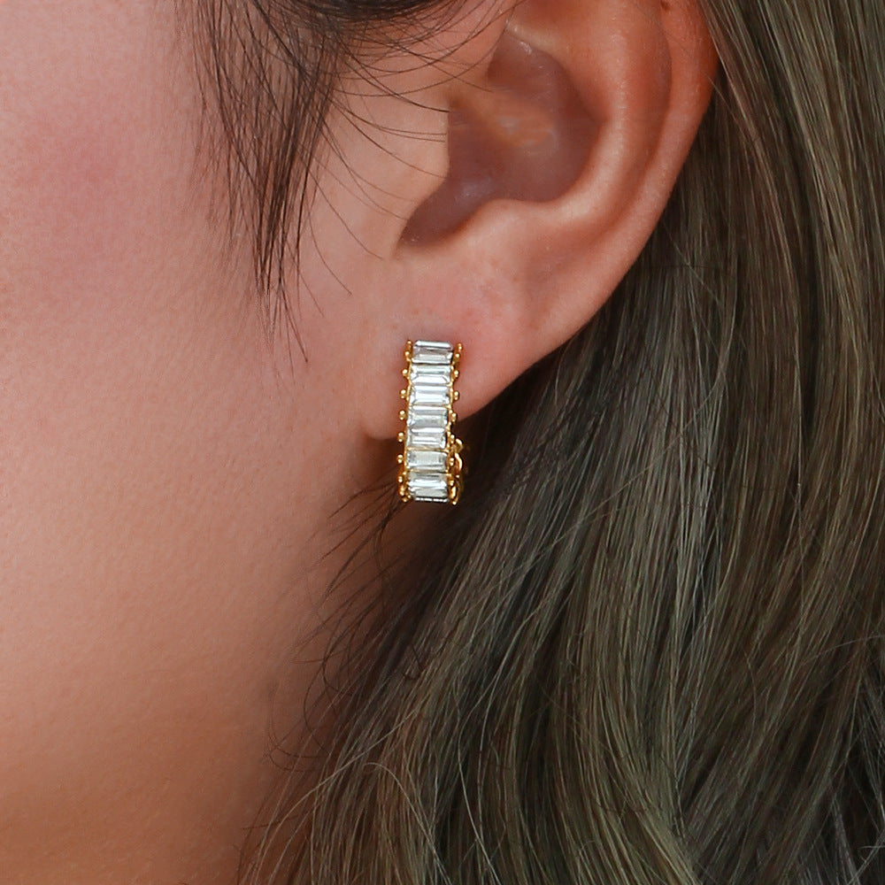 Boucles d'oreilles Agnes Diamant