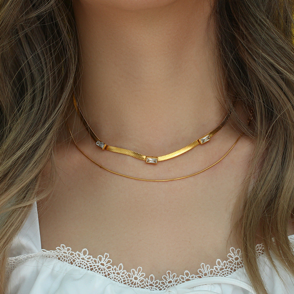 Collier en or tressé Eve