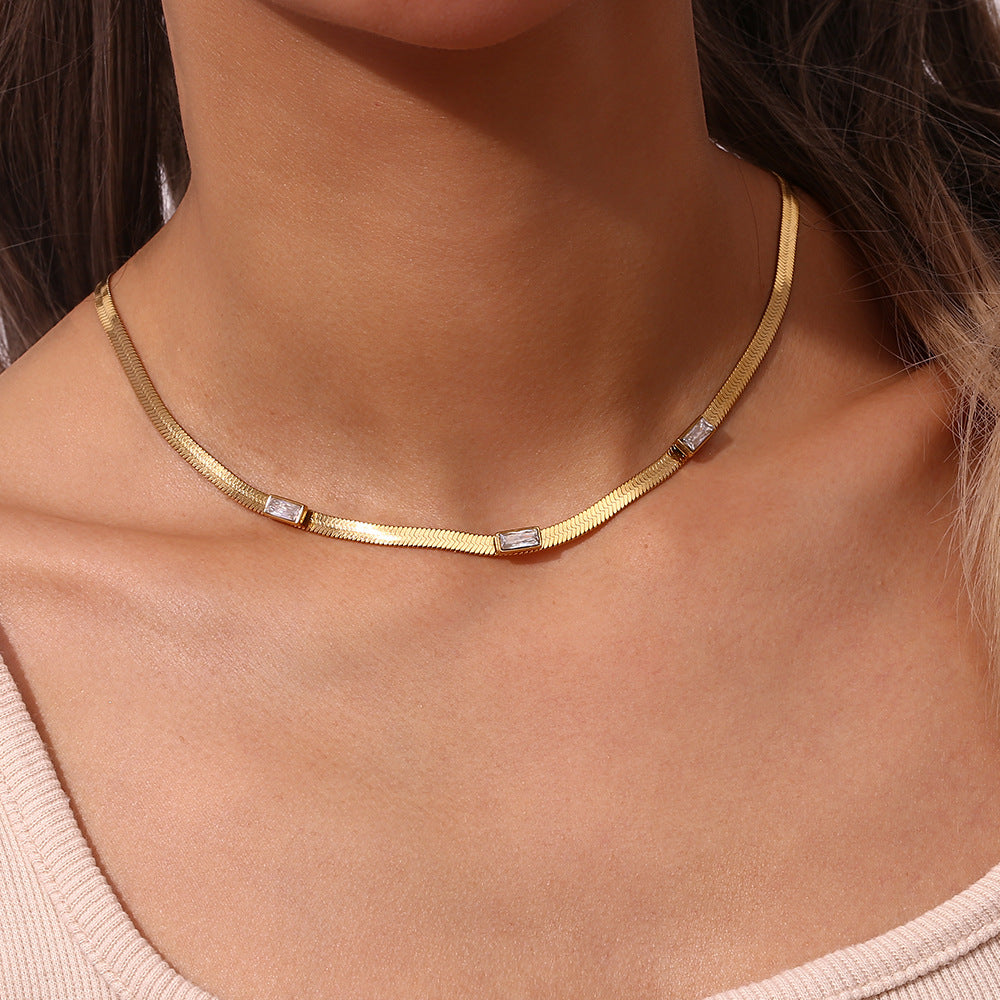 Collier en or tressé Eve